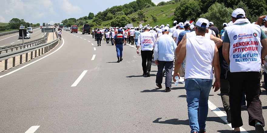 Hak - İş’in yürüyüşü 3. gününde