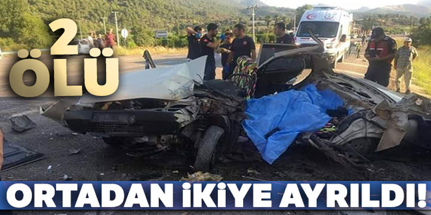 Antalya’da feci kaza: 2 ölü