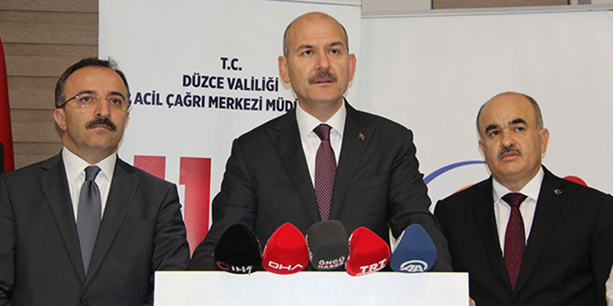 Bakan Soylu: Düzce'de 7 vatandaşımızın kayıp olduğu ihbarı geldi