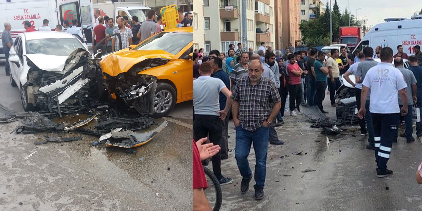 Sincan'da korkutan kaza: 6 yaralı