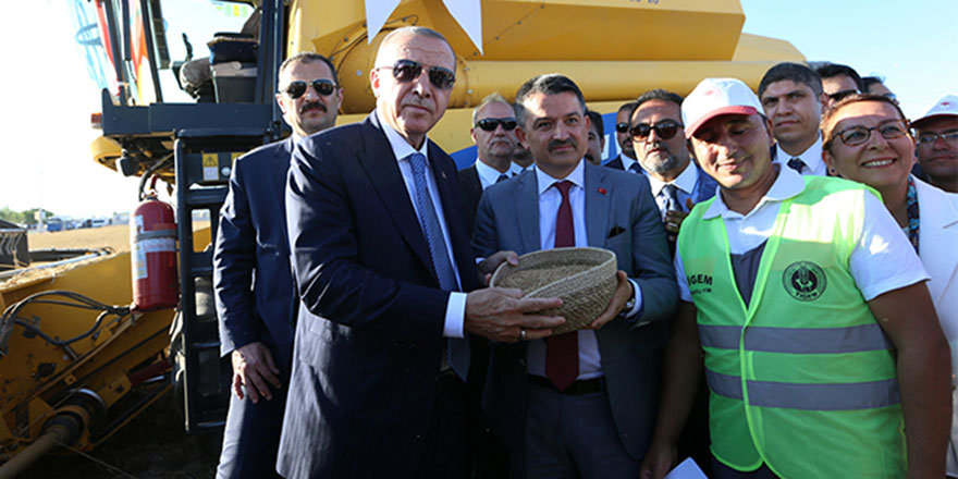 Cumhurbaşkanı Erdoğan'dan çiftçiye müjde