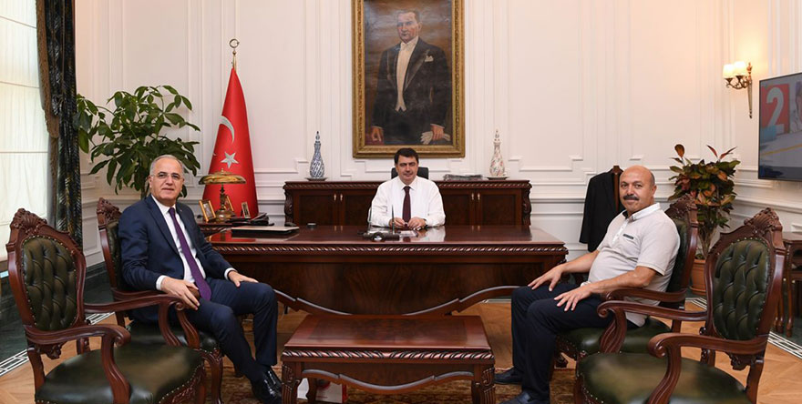 Başkan Üstündağ’dan, Ankara Valisi Vasip Şahin’e ziyaret