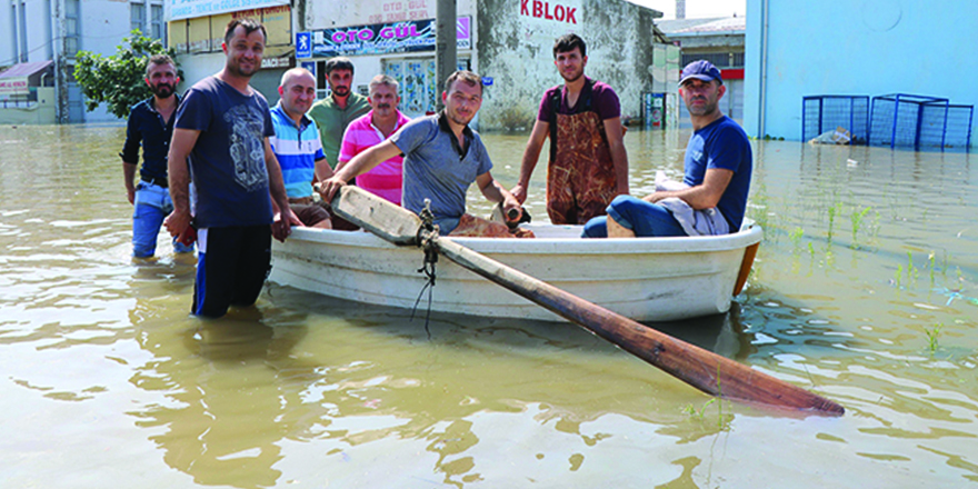 Samsun’daki görüntüler Venedik’i aratmıyor