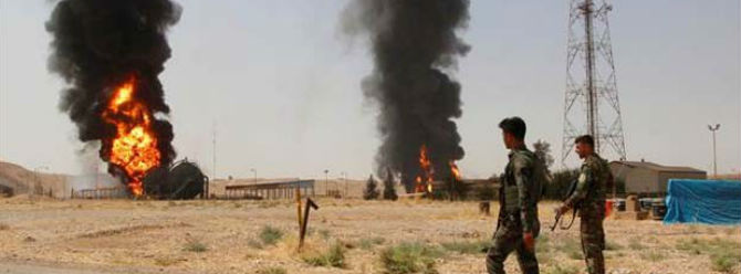 IŞİD, petrol kuyusu ve gaz dolum istasyonuna saldırdı