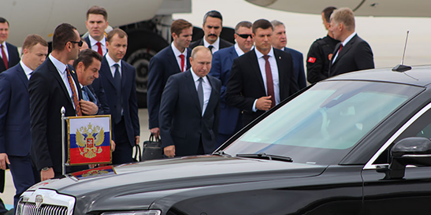 Putin, Üçlü Zirve için Ankara'ya geldi