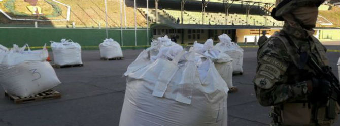 Bolivya'da 7 tondan fazla kokain yakalandı
