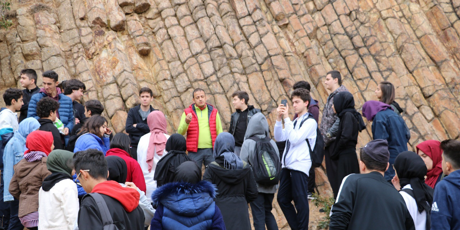 Kızılcahamam Jeopark alanları okul öğrencilerinin ders konusu