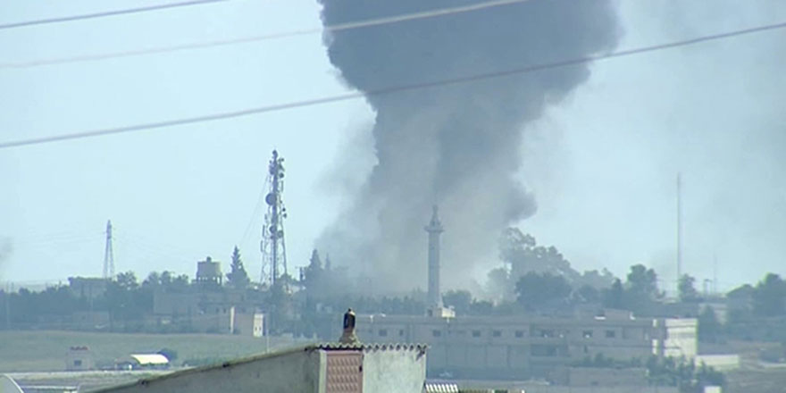 Tel Abyad yoğun bombardıman altında, teröristler kaçmaya başladı