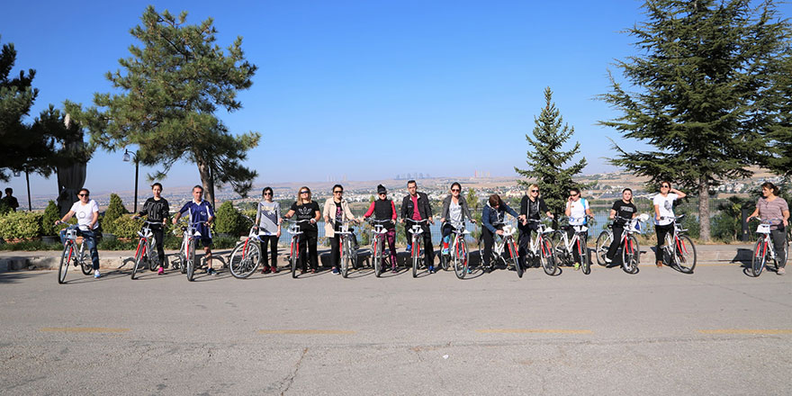 Gazi üniversitesi tarafından "Bisikletli Oryantiring" etkinliği