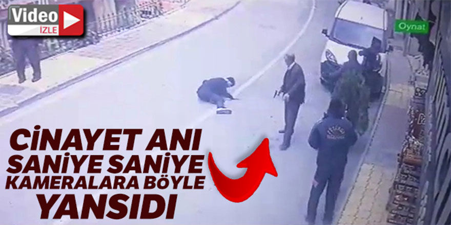 Malatya'da kan davası cinayeti kamerada