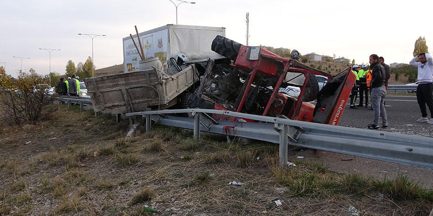 Başkentte feci kaza: 1 ölü, 2 yaralı