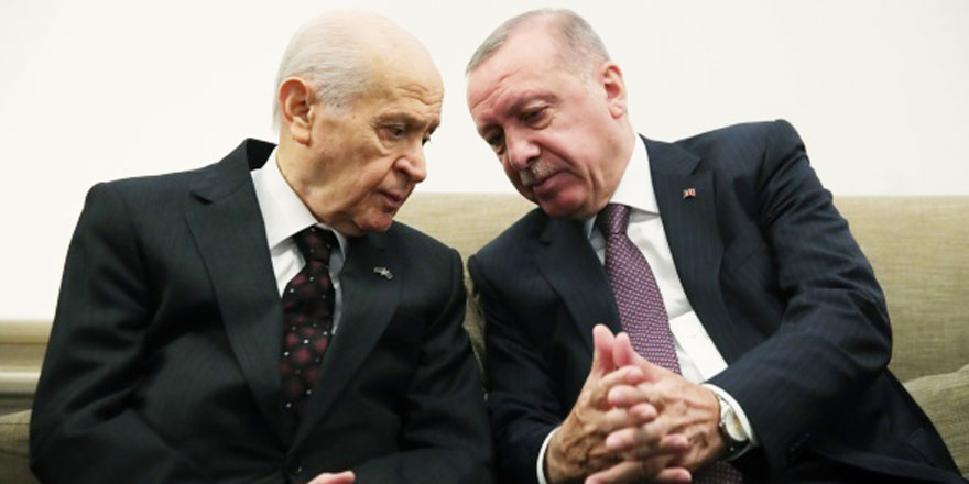 Erdoğan, Bahçeli ile bir araya geldi