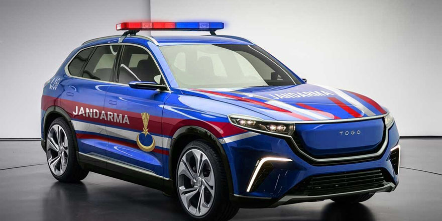 Jandarma Genel Komutanlığından yerli otomobil paylaşımı