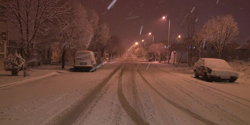 Ankara'da kar yağışı