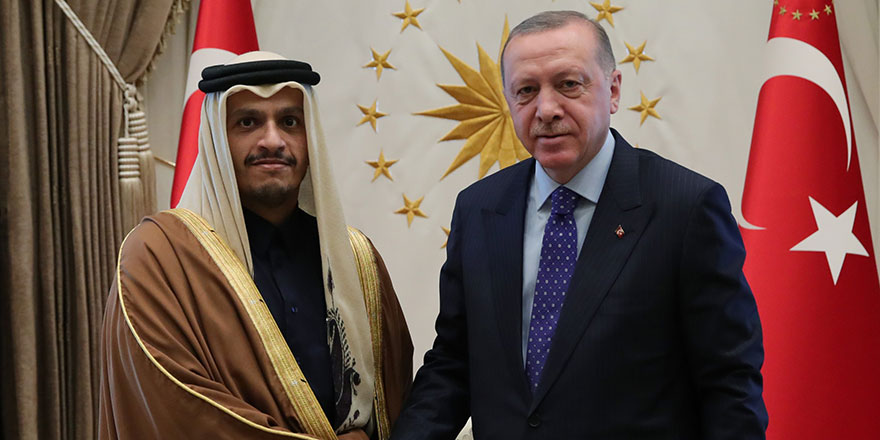 Erdoğan, Katar Başbakan Yardımcısı  Al Thani’y kabul etti