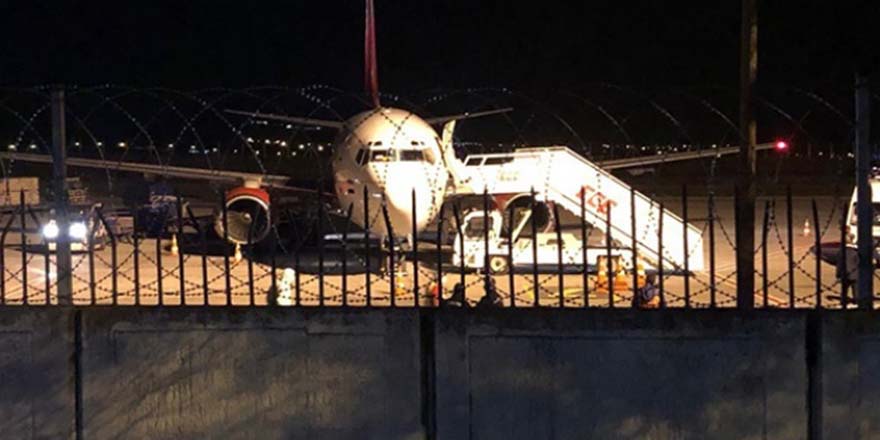 Bağdat'tan gelen uçak Ankara'da karantinaya alındı