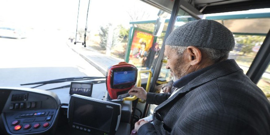 Ankara'da 65 yaş üstüne ulaşım engeli