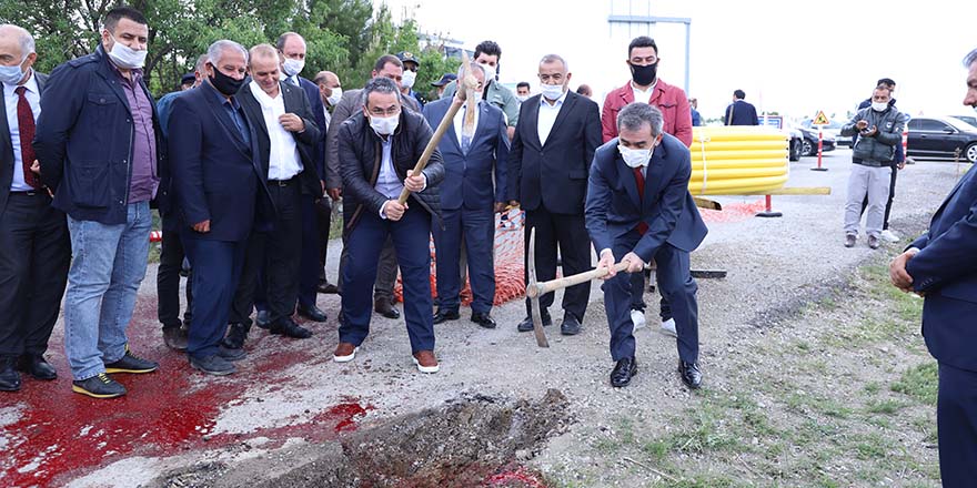 Başkan Buran doğalgaz çalışmalarını başlattı