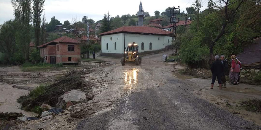 Ankara Nallıhan'da sel