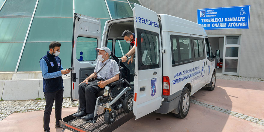 Engelli vatandaşları yolda bırakmayan hizmet