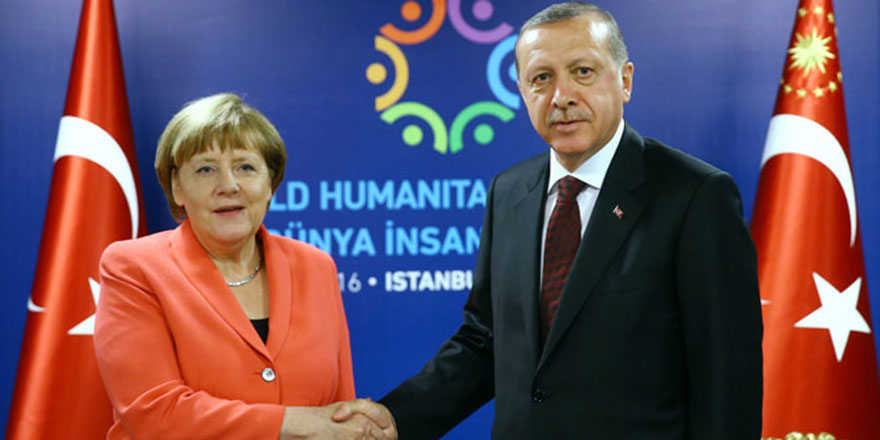 Cumhurbaşkanı Erdoğan Merkel ile görüştü