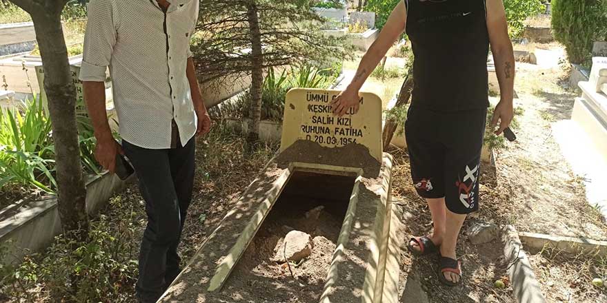 Başkent'te mezarlıkta sır dolu olay