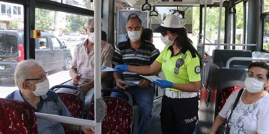 Başkentte korona virüs denetimi