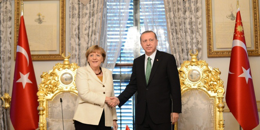 Cumhurbaşkanı Erdoğan, Şansölye Merkel ile görüştü