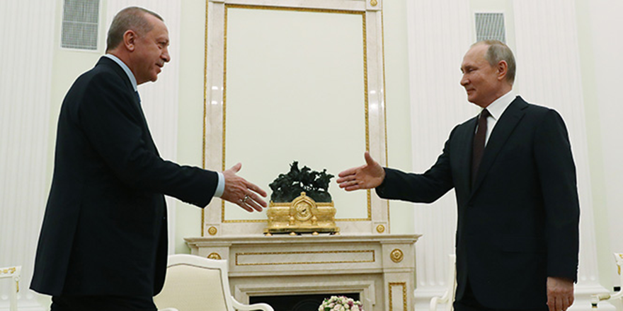 Cumhurbaşkanı Erdoğan, Rusya Devlet başkanı Putin ile görüştü