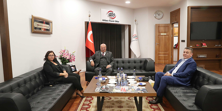 DTİK Başkanı Taşkın'dan ATO Başkanı Baran'a ziyaret