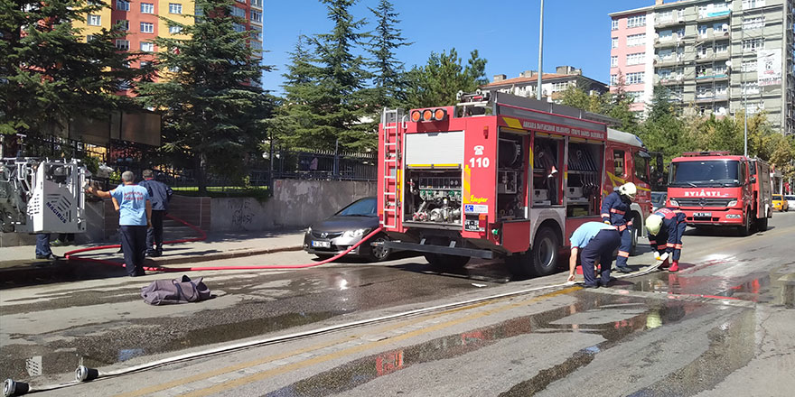 Başkent'te patlama sesleri korkuttu