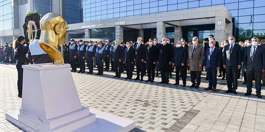 Başkent Ankara 10 Kasım'da tek yürek oldu