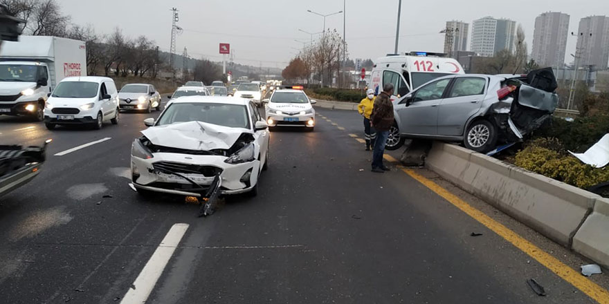 Başkent'te trafik kazası: 4 yaralı