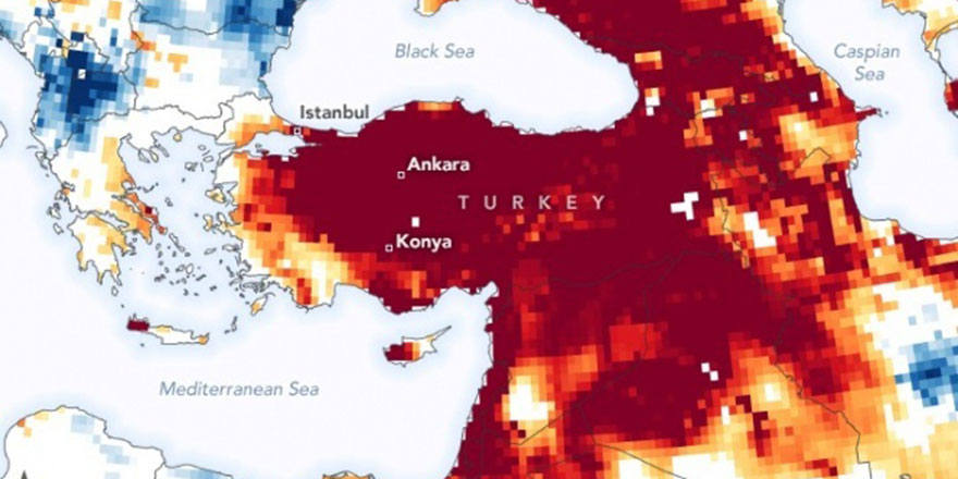NASA'dan Türkiye'ye kritik kuraklık uyarısı