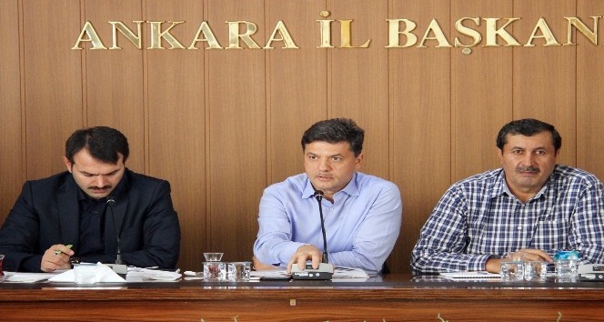 AK Parti Ankara İl Başkanlığı ilçe başkanları toplantısı yapıldı