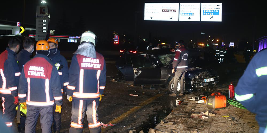 Ankara’da zincirleme kaza