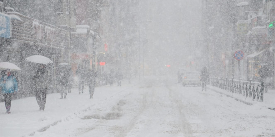 Meteoroloji'den yoğun kar yağışı uyarısı