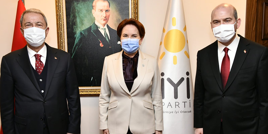 Bakanlar Soylu ve Akar'dan Akşener'e ziyaret