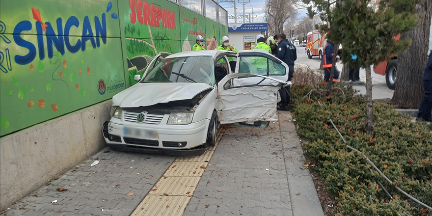 Başkent’te trafik kazası