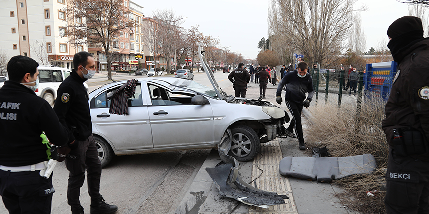 Çubuk'ta trafik kazası: 6 yaralı