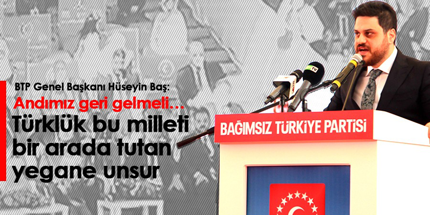 Hüseyin Baş: Andımız geri gelmeli