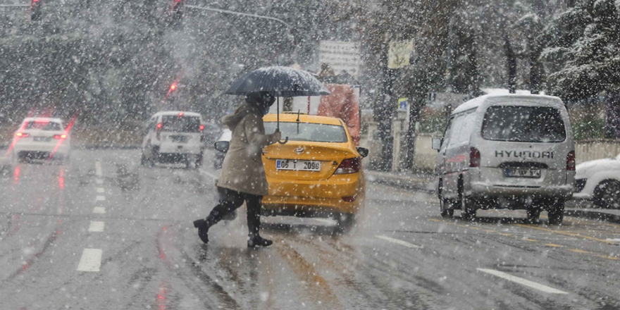 Başkent’te yoğun kar yağışı uyarısı