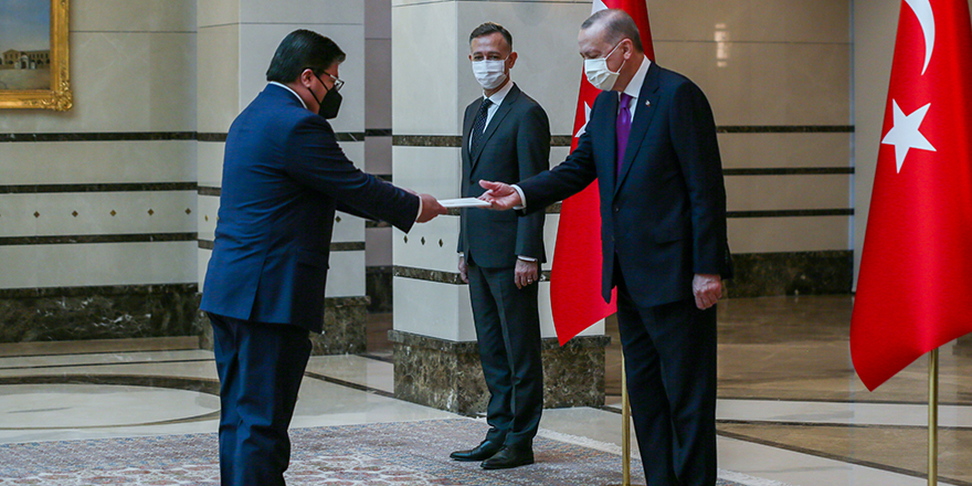 Cumhurbaşkanı Erdoğan, Şili Büyükelçisi Castro’yu kabul etti