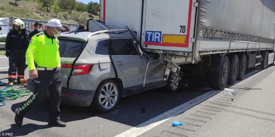 Başkent'te feci kaza 2 ölü, 3 yaralı