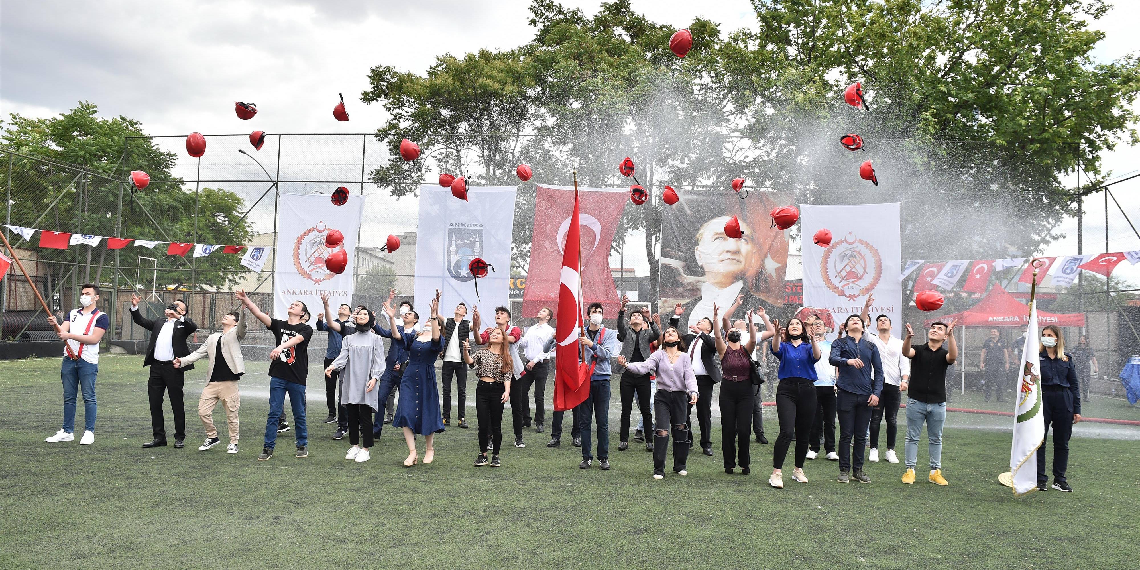 Ankara İtfaiyesi yeni itfaiyeciler yetiştiriyor