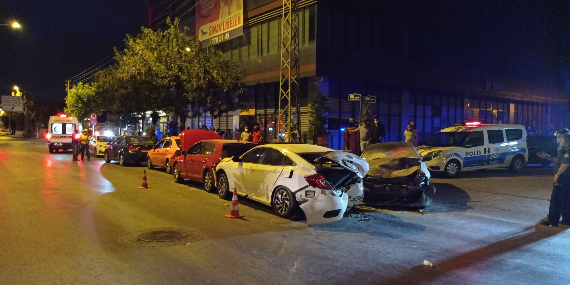 Ankara'da zincirleme trafik kazası