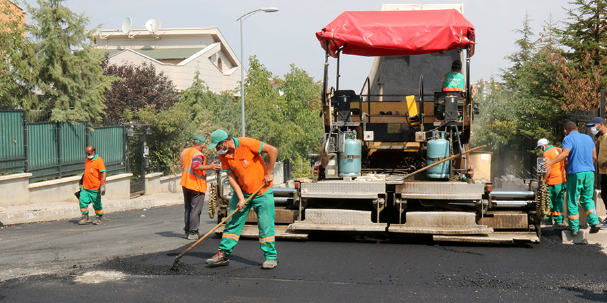 Çankaya'da asfalt seferberliği