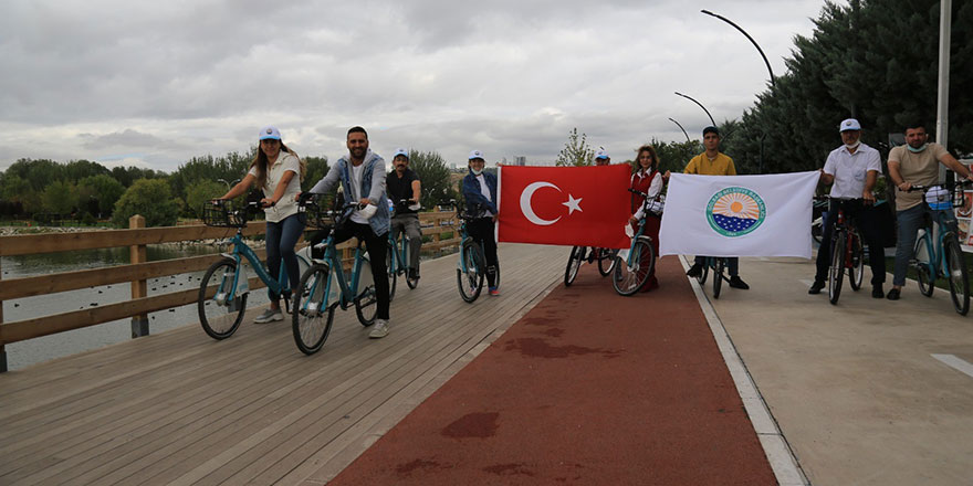 Başkentliler Avrupa Hareketlilik Haftası'nda bisiklet turu yaptı