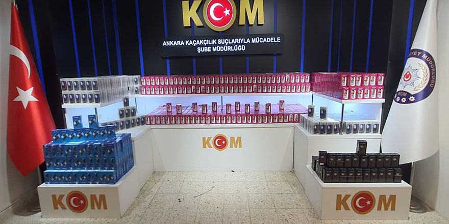 Kaçak cep telefonu ve aksesuarı ele geçirildi