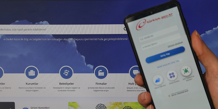 E-devlet kapısında yeni hizmet